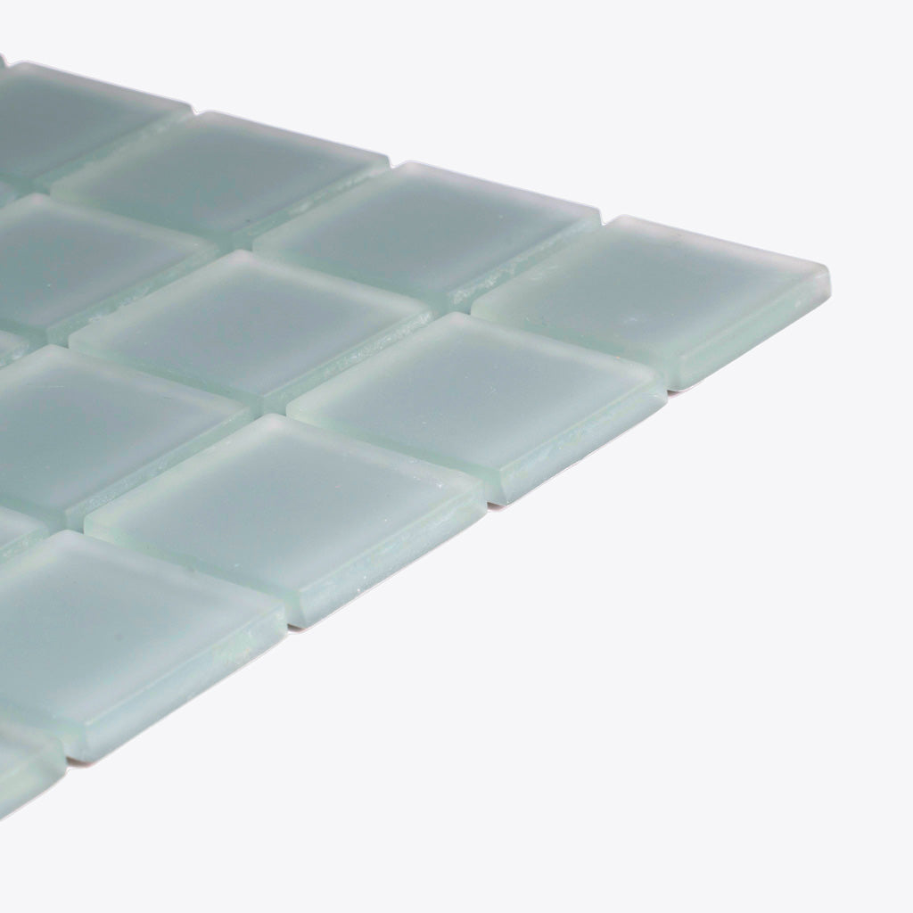 Stone Blue 12x12 Matte Square Glass Mosaic Tile (10 pack, 9.67 sq ft/case)