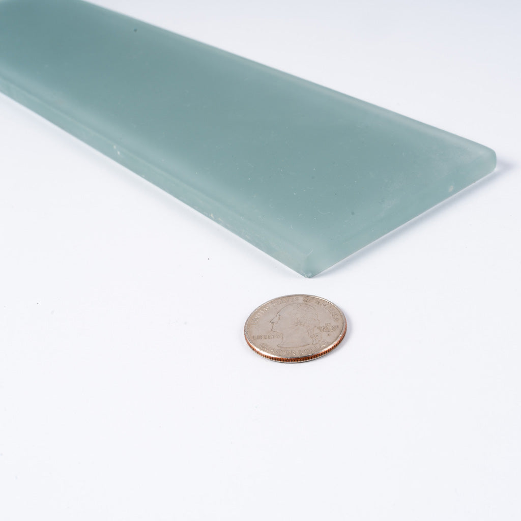 Stone Blue 3x12 Matte Subway Glass Tile (20 pack, 5 sq ft/case)