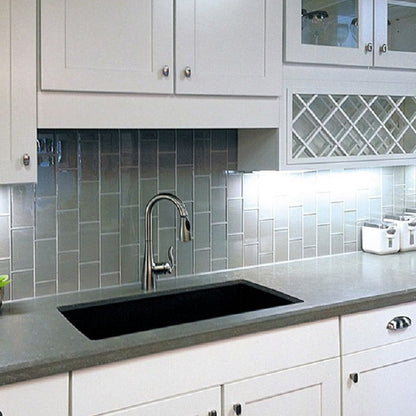Stone Blue 3x6 Glossy Subway Glass Tile (40 pack, 5 sq ft/case)
