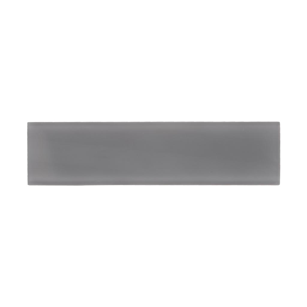 Coin Gray 3x12 Matte Subway Glass Tile (20 pack, 5 sq ft/case)