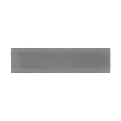 Coin Gray 3x12 Matte Subway Glass Tile (20 pack, 5 sq ft/case)