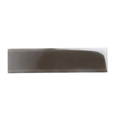 Ash Gray 3x12 Glossy Subway Glass Tile (20 pack, 5 sq ft/case) - Sample