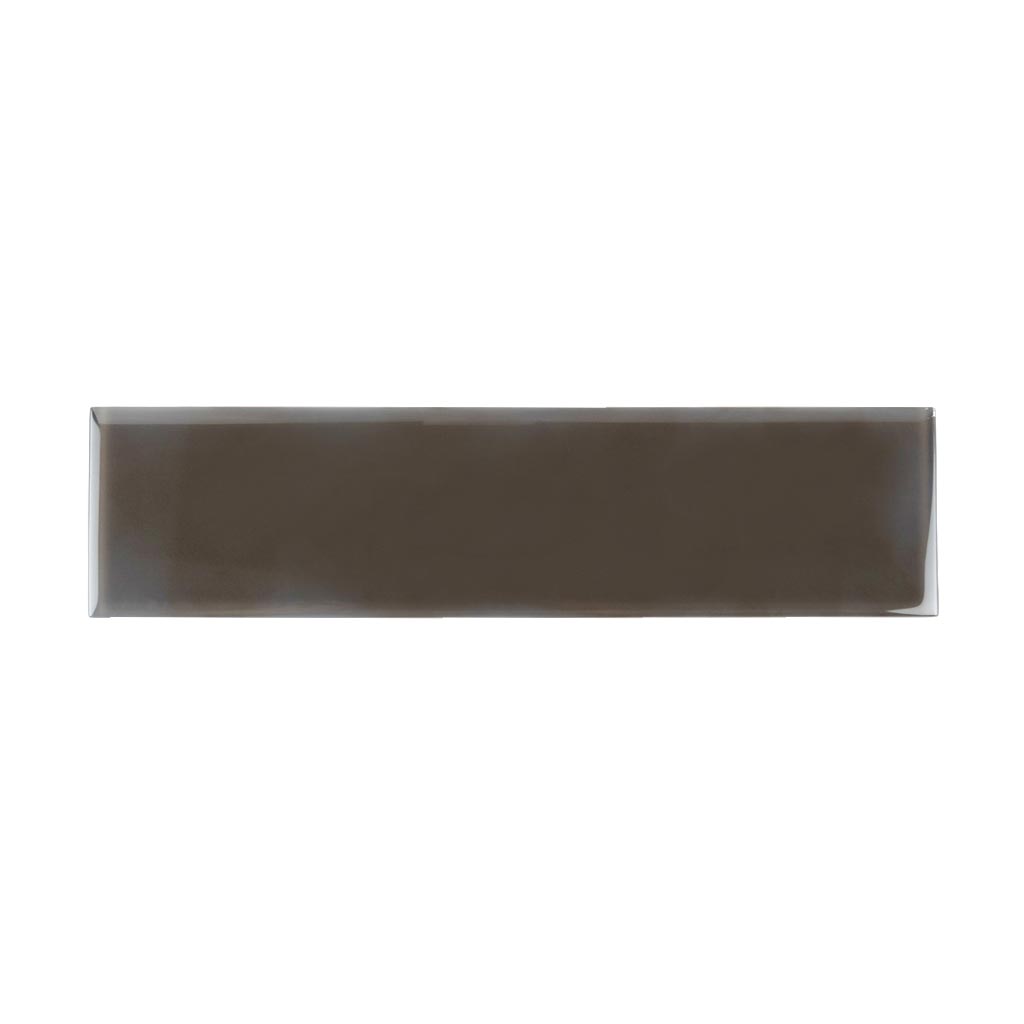 Ash Gray 4x16 Glossy Subway Glass Tile (12 pack, 5.33 sq ft/case)
