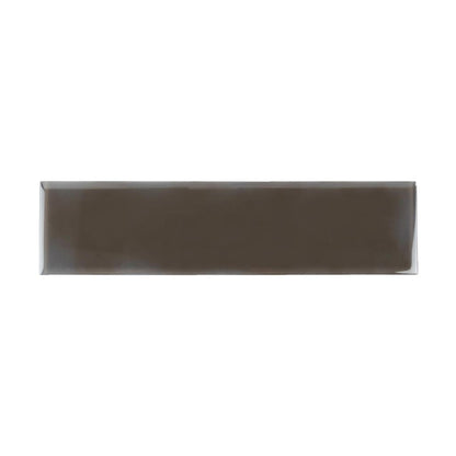 Ash Gray 4x16 Glossy Subway Glass Tile (12 pack, 5.33 sq ft/case)