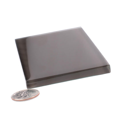 Ash Gray 3x6 Glossy Subway Glass Tile (40 pack, 5 sq ft/case)