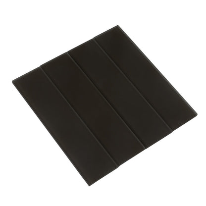 Ash Gray 3x12 Matte Subway Glass Tile (20 pack, 5 sq ft/case)