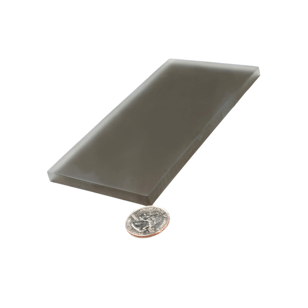 Ash Gray 3x6 Matte Subway Glass Tile (40 pack, 5 sq ft/case)