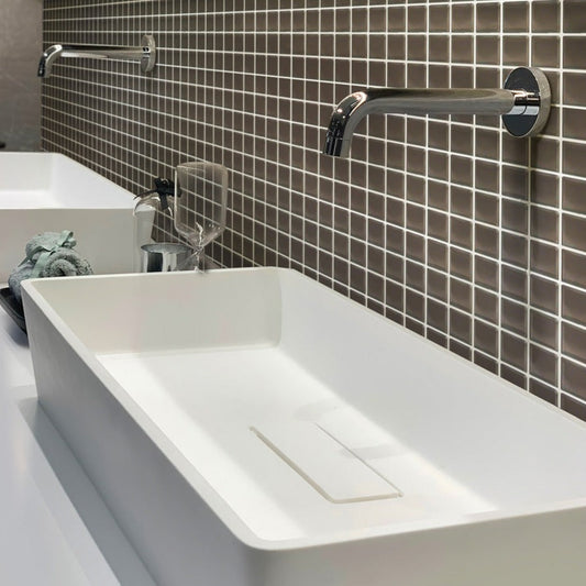 Ash Gray 12x12 Glossy Square Glass Mosaic Tile (10 pack, 9.67 sq ft/case)