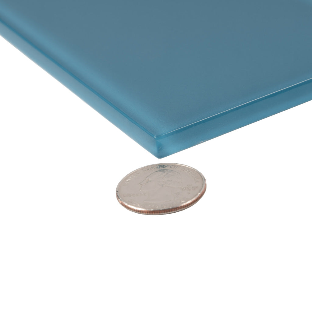 Cerulean Blue 4x16 Glossy Subway Glass Tile (12 pack, 5.33 sq ft/case)