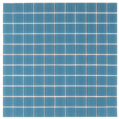 Cerulean Blue 12x12 Matte Square Glass Mosaic Tile (10 pack, 9.67 sq ft/case)