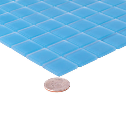 Cerulean Blue 12x12 Glossy Square Glass Mosaic Tile (10 pack, 9.67 sq ft/case)