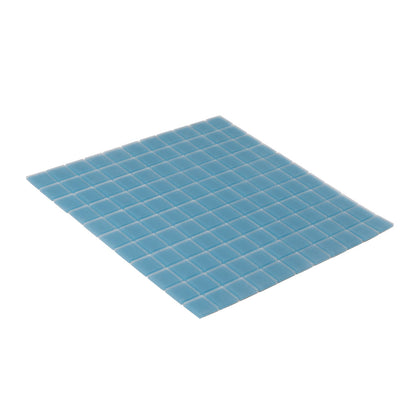 Cerulean Blue 12x12 Matte Square Glass Mosaic Tile (10 pack, 9.67 sq ft/case)