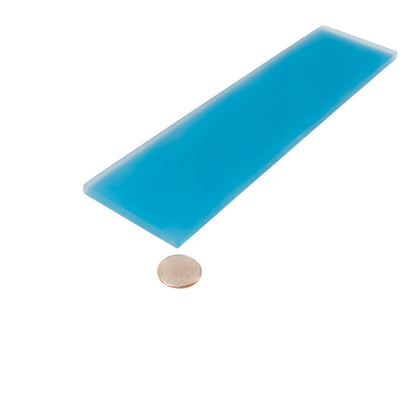 Cerulean Blue 3x12 Matte Subway Glass Tile (20 pack, 5 sq ft/case)