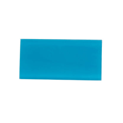 Cerulean Blue 3x6 Matte Subway Glass Tile (40 pack, 5 sq ft/case)