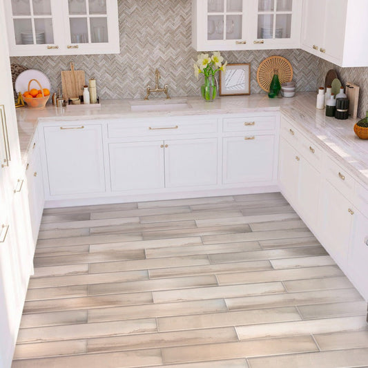 White 6x36 Matte Field Porcelain Tile (8 pack, 11.63 sq ft/case) - Sample
