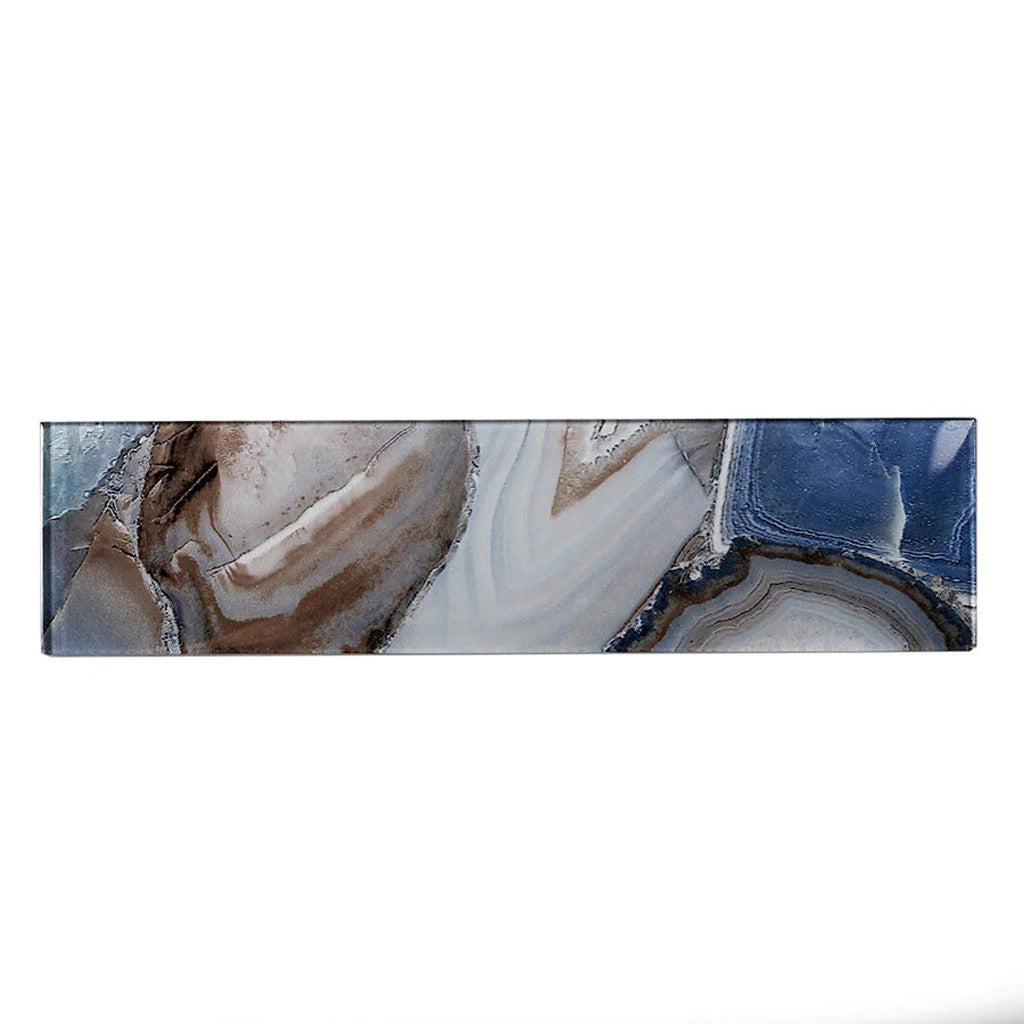 Sea Blue 3x12 Glossy Glass Subway Tile (20 pack, 5 sq ft/case)