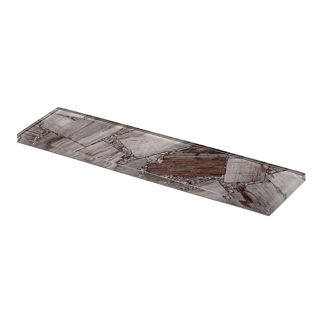 Brown 3x12 Glossy Glass Subway Tile (20 pack, 5 sq ft/case)