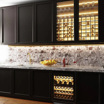 Brown 3x12 Glossy Glass Subway Tile (20 pack, 5 sq ft/case)