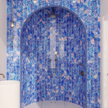 Cobalt Blue 3x12 Glossy Glass Subway Tile (20 pack, 5 sq ft/case) - Sample