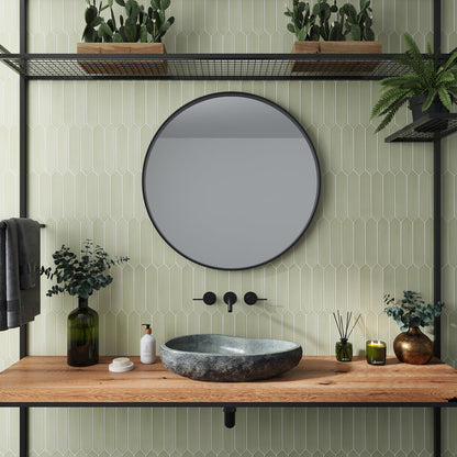 Moss Green 2x10 Matte Picket Ceramic Tile (44 pack, 5.38 sq ft/case) - Sample
