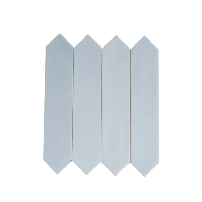 Stone Blue 2x10 Matte Picket Ceramic Tile (44 pack, 5.38 sq ft/case) - Sample