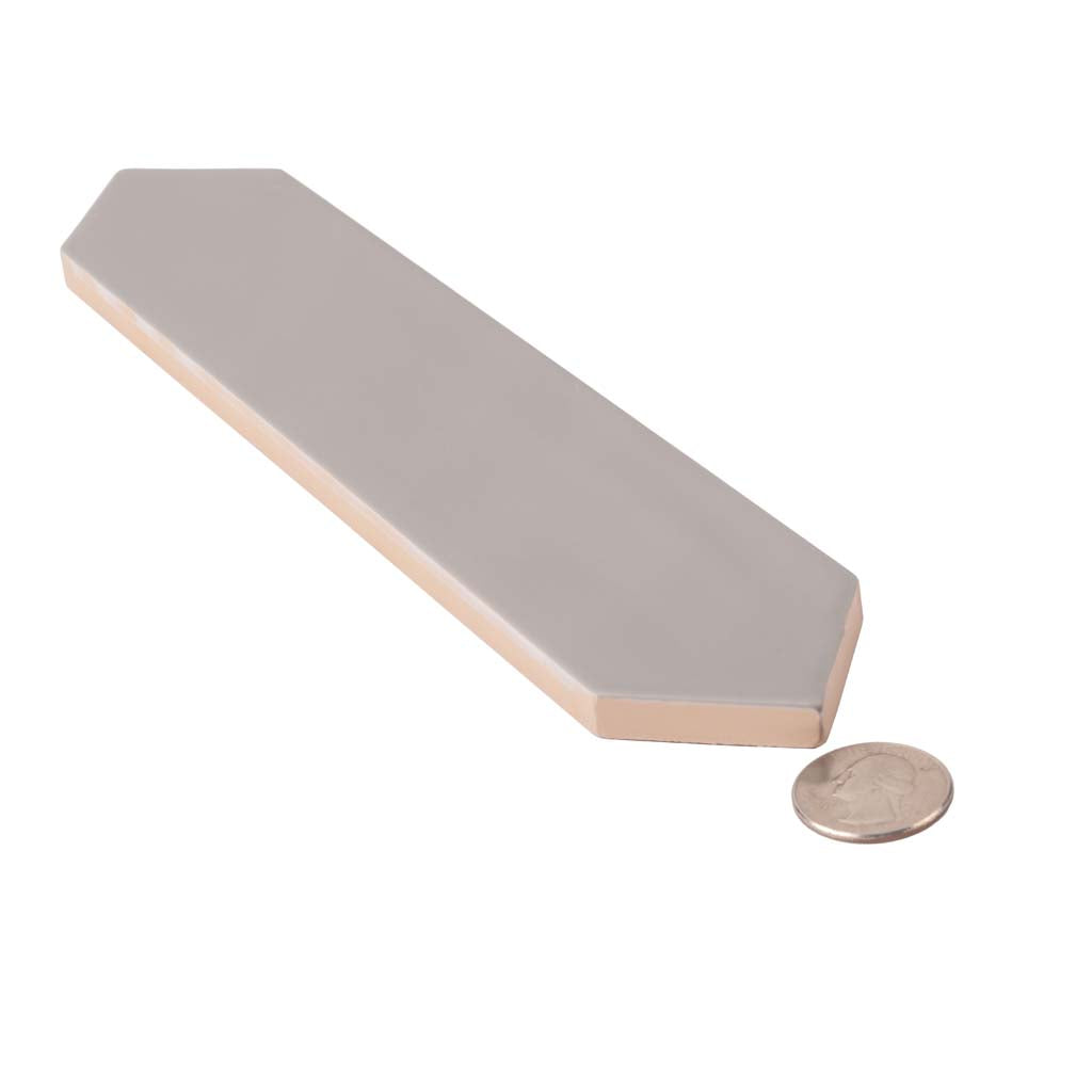 Gray 2x10 Matte Picket Ceramic Tile (44 pack, 5.38 sq ft/case)