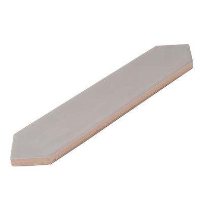 Gray 2x10 Matte Picket Ceramic Tile (44 pack, 5.38 sq ft/case)