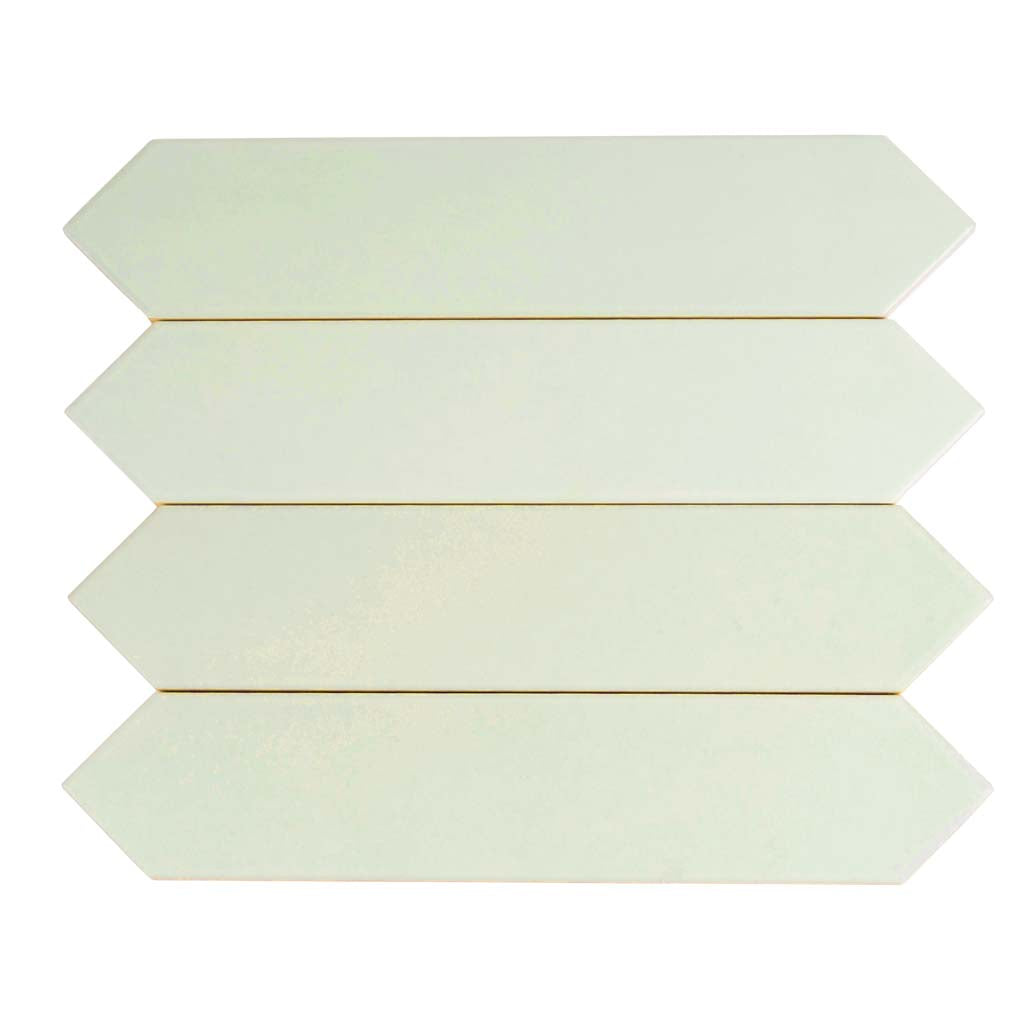 Tea Green 2x10 Matte Picket Ceramic Tile (44 pack, 5.38 sq ft/case)