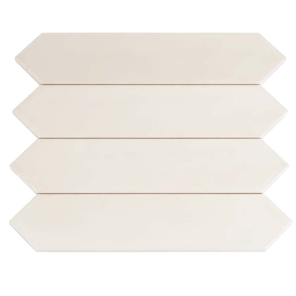 Beige 2x10 Matte Picket Ceramic Tile (44 pack, 5.38 sq ft/case)