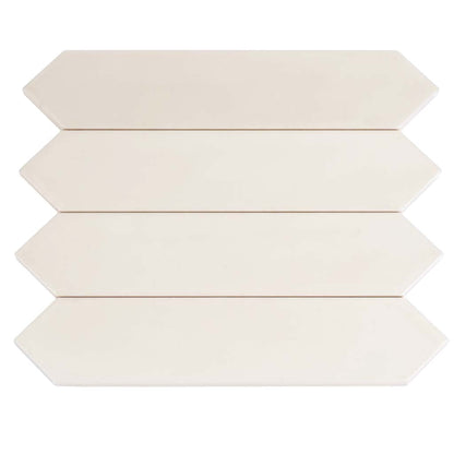 Beige 2x10 Matte Picket Ceramic Tile (44 pack, 5.38 sq ft/case)