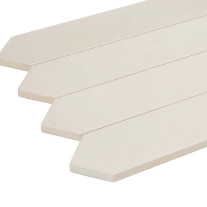 Beige 2x10 Matte Picket Ceramic Tile (44 pack, 5.38 sq ft/case) - Sample