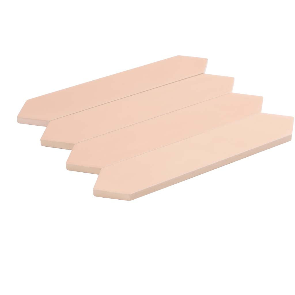 Blush Pink 2x10 Matte Picket Ceramic Tile (44 pack, 5.38 sq ft/case)
