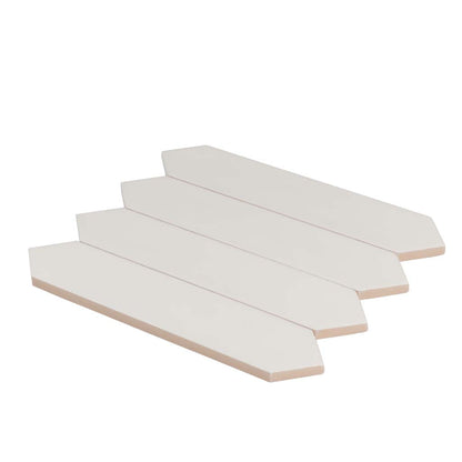 Cotton White 2x10 Matte Picket Ceramic Tile (44 pack, 5.38 sq ft/case)