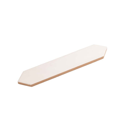 Cotton White 2x10 Matte Picket Ceramic Tile (44 pack, 5.38 sq ft/case) - Sample