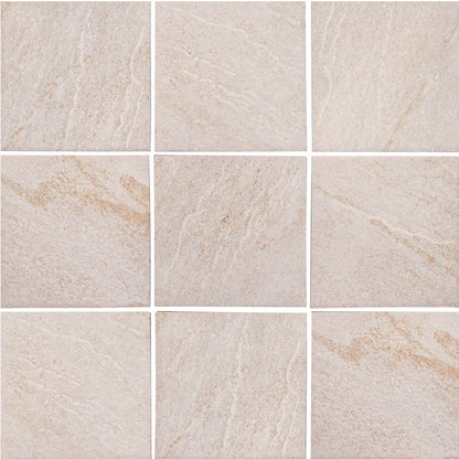 Aquatica Beige Porcelain Pool Tile 6"x6" - StoneQuartz Collection