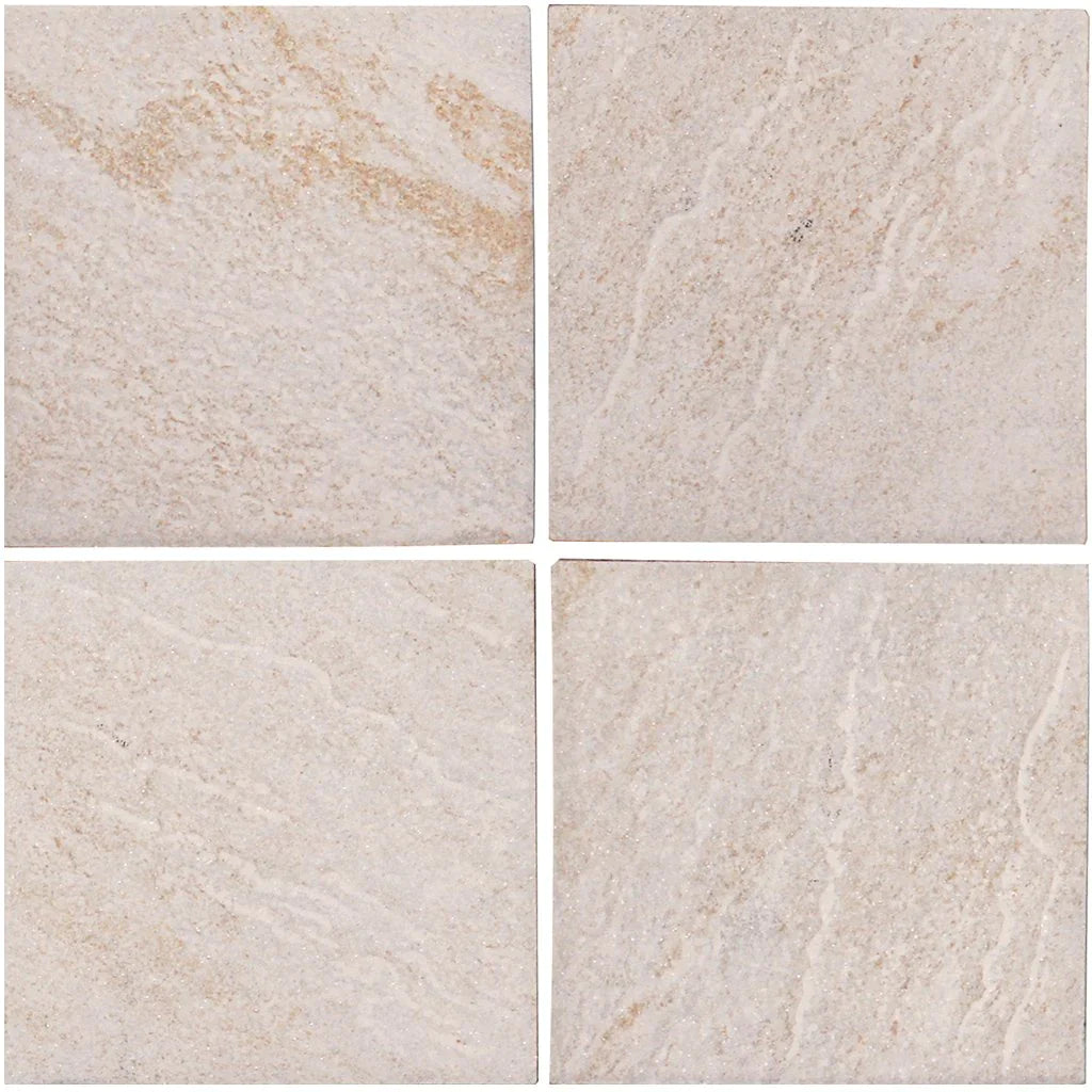 Aquatica Beige Porcelain Pool Tile 6"x6" - StoneQuartz Collection