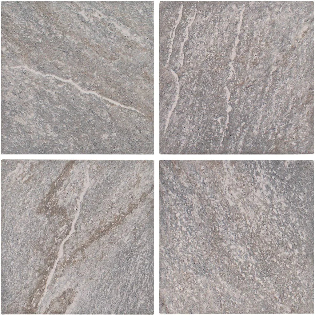 Aquatica Grigio Porcelain Pool Tile 6"x6" - StoneQuartz Collection