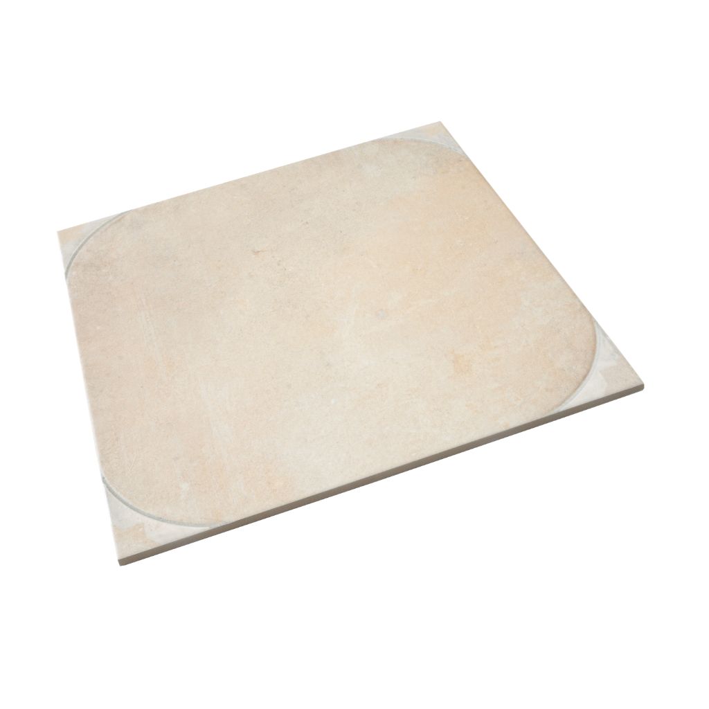 Boutique beige 18x18 Matte Square Porcelain Large Format Tile (7 pack, 14.75 sq ft/case) - Sample