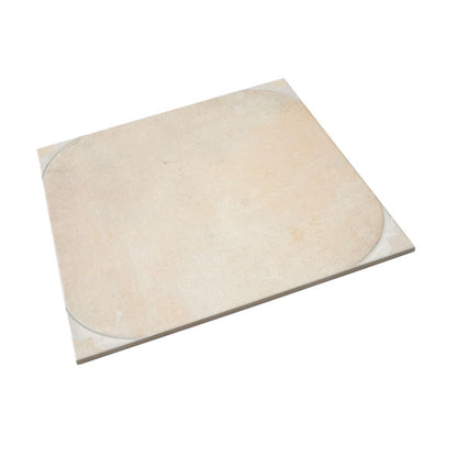 Boutique beige 18x18 Matte Square Porcelain Large Format Tile (7 pack, 14.75 sq ft/case)