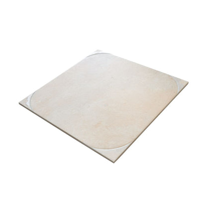 Boutique beige 18x18 Matte Square Porcelain Large Format Tile (7 pack, 14.75 sq ft/case) - Sample