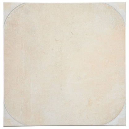 Boutique beige 18x18 Matte Square Porcelain Large Format Tile (7 pack, 14.75 sq ft/case)