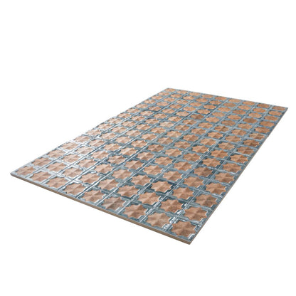 Stone Blue Nude Beige 12x22 Matte Glossy Rectangle with Star Details Porcelain Large Format Tile (7 pack, 13.03 sq ft/case) - Sample
