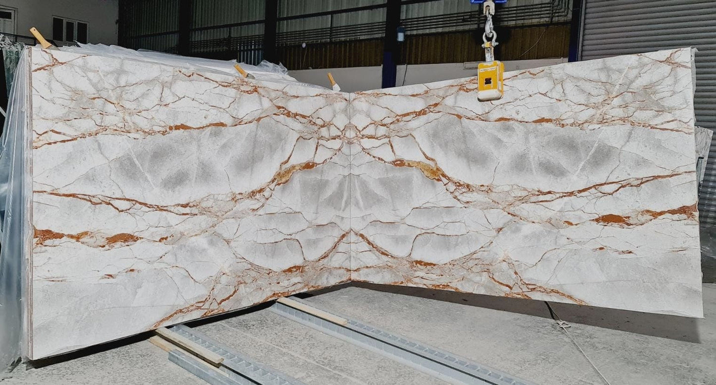 Astana Gray Marble Slabs Polished - Full Truckload