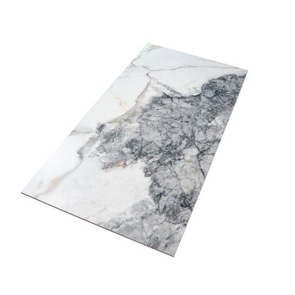 Soft White with Light Gray 24x48 Matte Porcelain Large Format Tile (2 pack, 15.5 sq ft/case)