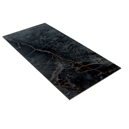 Charcoal Gray with Fiery Copper 24x48 Matte Porcelain Large Format Tile (2 pack, 15.5 sq ft/case) - Sample