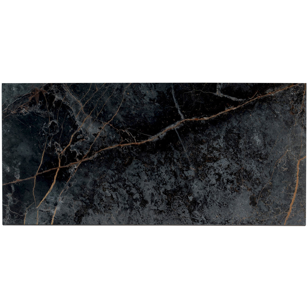 Charcoal Gray with Fiery Copper 24x48 Matte Porcelain Large Format Tile (2 pack, 15.5 sq ft/case) - Sample
