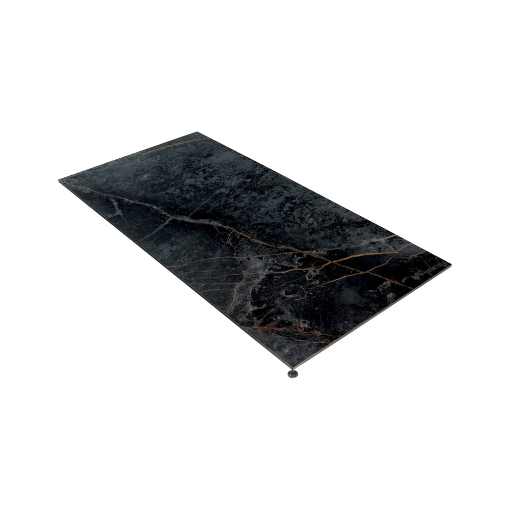 Charcoal Gray with Fiery Copper 24x48 Matte Porcelain Large Format Tile (2 pack, 15.5 sq ft/case) - Sample