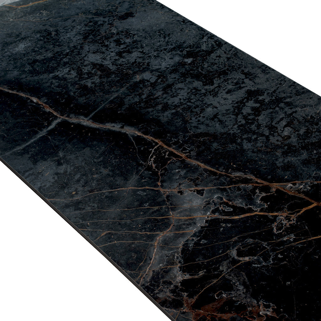 Charcoal Gray with Fiery Copper 24x48 Matte Porcelain Large Format Tile (2 pack, 15.5 sq ft/case) - Sample