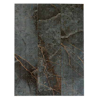 Slate Gray with Molten Copper 12x48 Matte Porcelain Large Format Tile (3 pack, 11.63 sq ft/case)