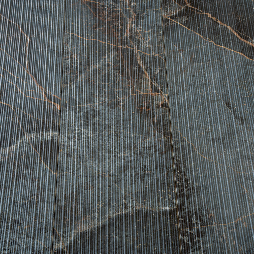 Slate Gray with Molten Copper 12x48 Matte Porcelain Large Format Tile (3 pack, 11.63 sq ft/case)